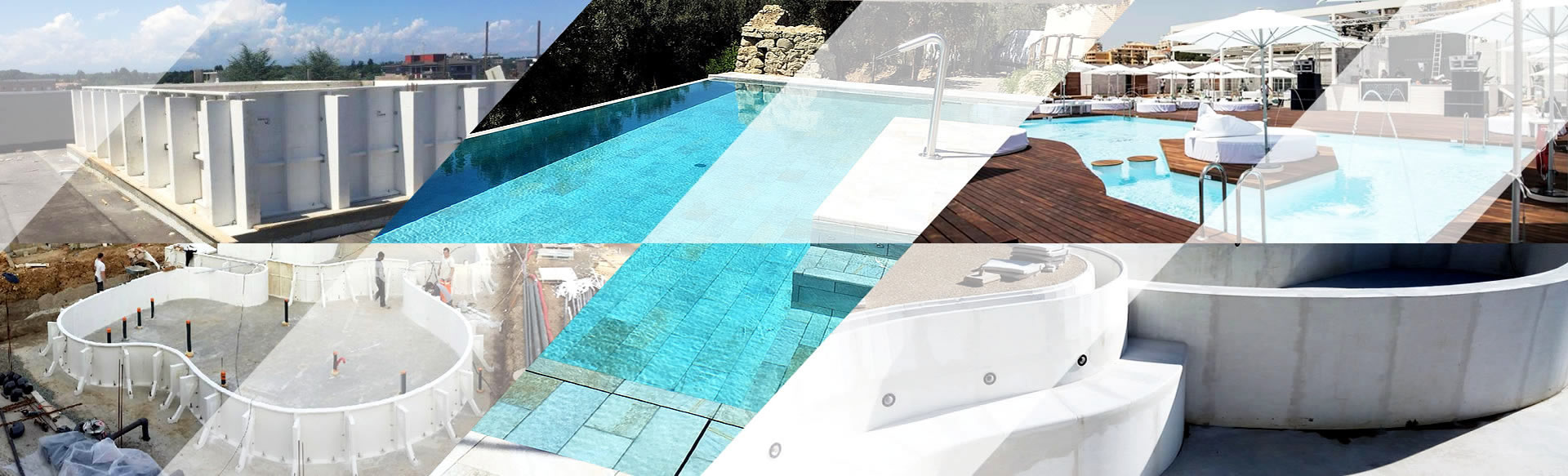 Foto piscina notturna Rock Pool